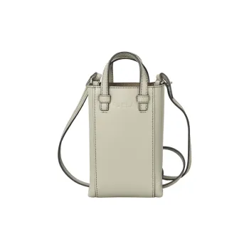 Furla Cow Leather Crossbody Bag Shoulder Bag Mini Women's Light Green