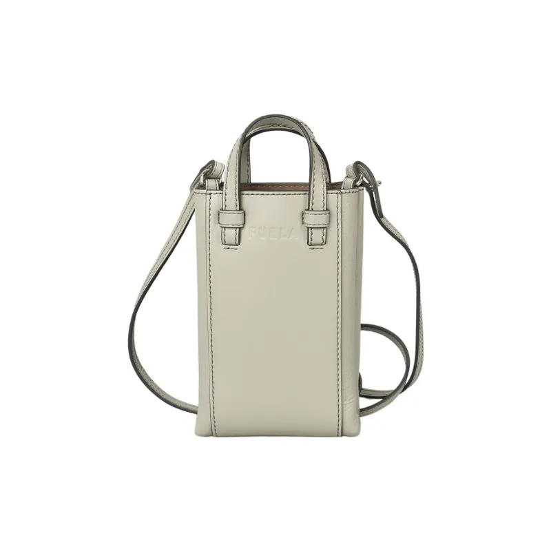 Furla Cow Leather Crossbody Bag Shoulder Bag Mini Women's Light Green-0