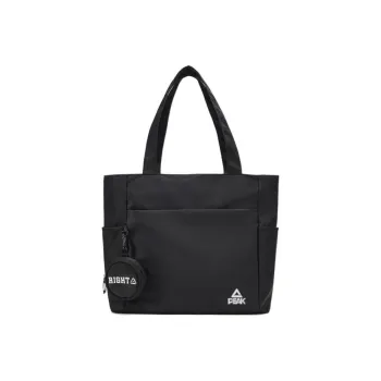 PEAK Fabric Backpack Sling Bag Handbag Shoulder Bag Crossbody Bag Regular Unisex Black