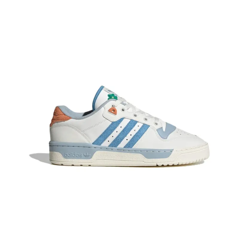 adidas originals Rivalry Low White Light Blue Women's-1