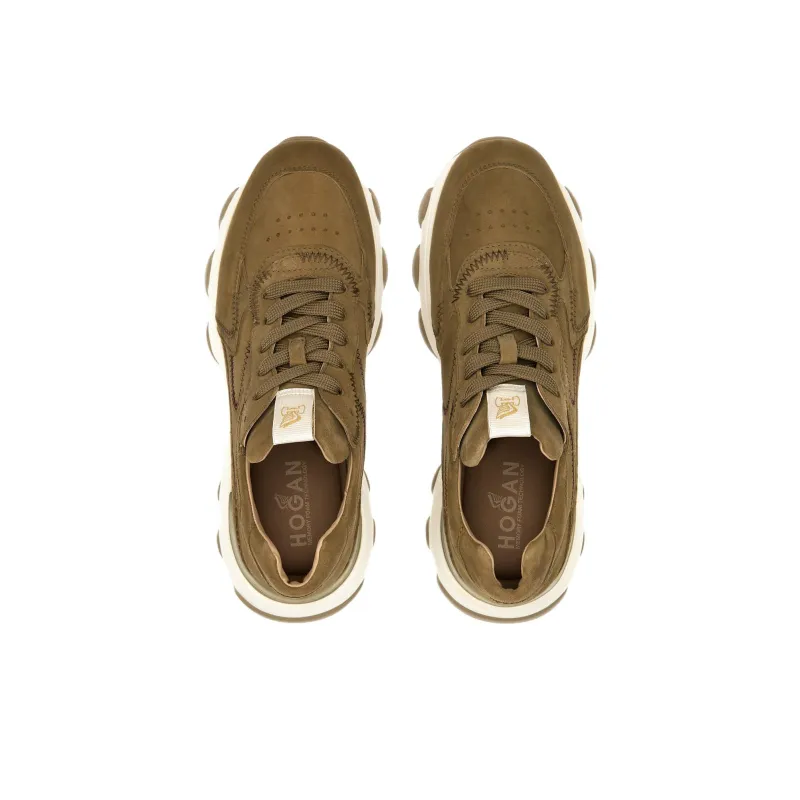 HOGAN Hyperactive Low Top Casual Shoes Women's Green-2