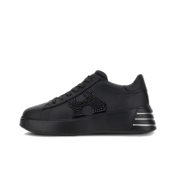 HOGAN Rebel Low-Top Casual Shoes Women's Black