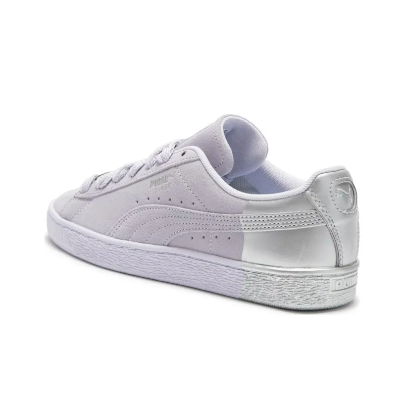 Puma Suede Light Purple Silver-3