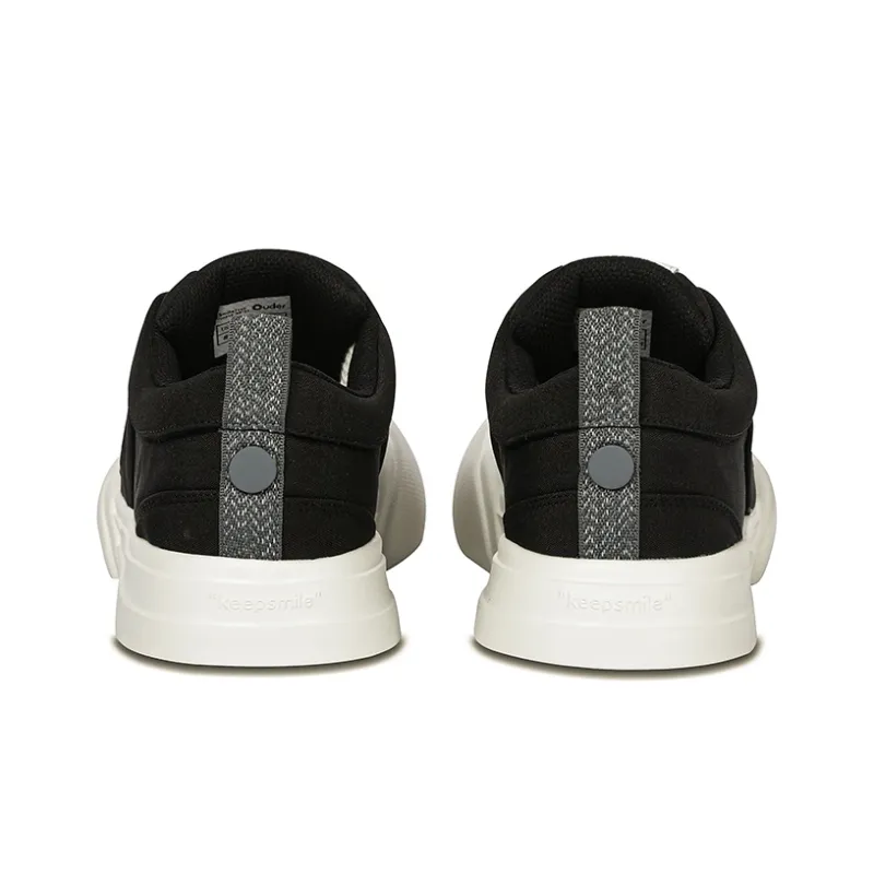 Ouder Smiler Skateboard Shoes Unisex Low Top Black/Ecru-4