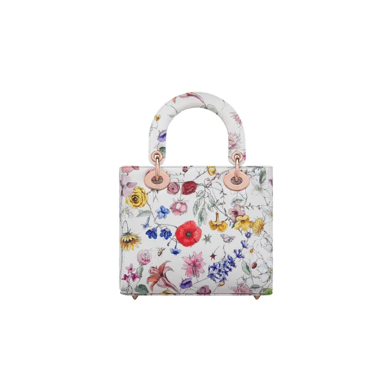 DIOR Lady DiorMy ABCDior Cow Leather Shoulder Bag Crossbody Bag Handbag Small Size Women's White/Multicolor-1