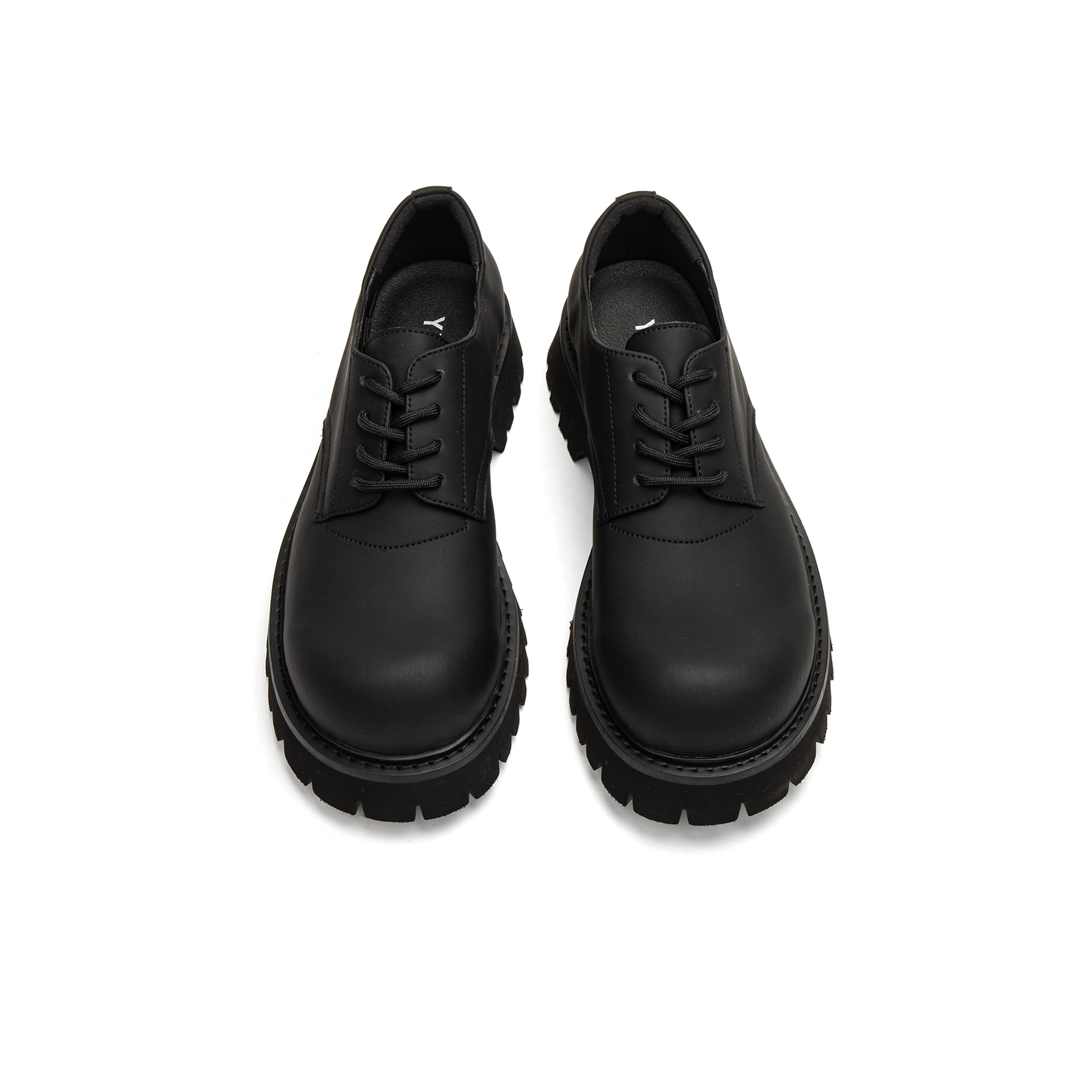 Youthloser Dress Shoes Unisex Low-Top Matte Black - POIZON