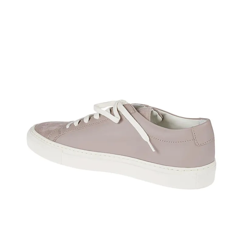 COMMON PROJECTS Slip Resistant Low Top Skateboard Shoes Women's Pink-3