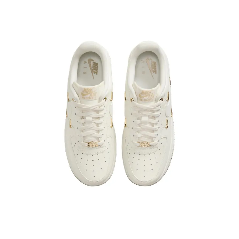 Nike Air Force 1 '07 Lx Cn Sail Gold Mini Swooshes Women's-3