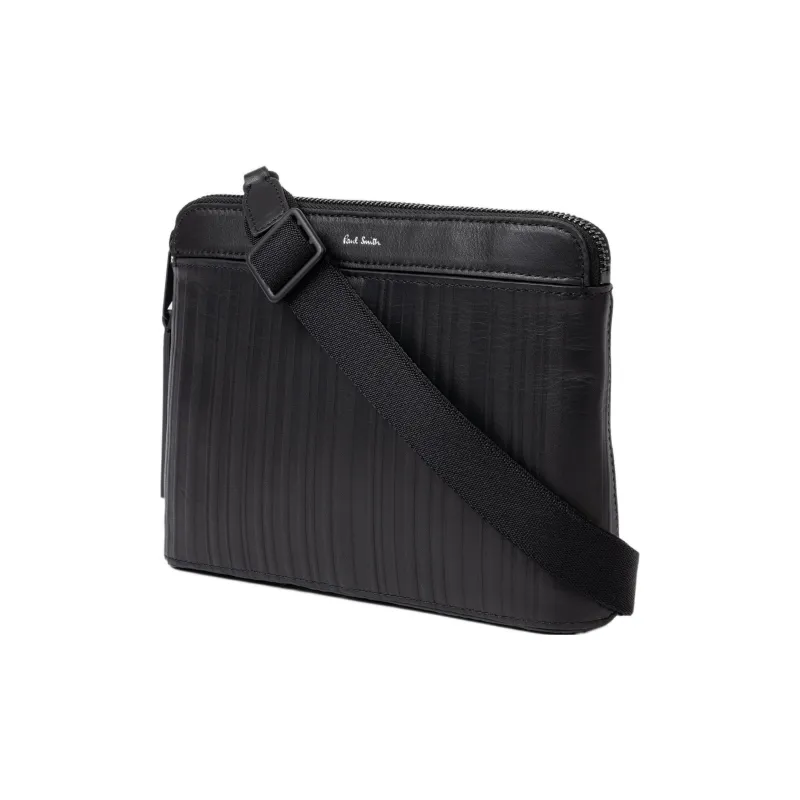 Paul Smith Leather Crossbody Bag Shoulder Bag Men's Black-1