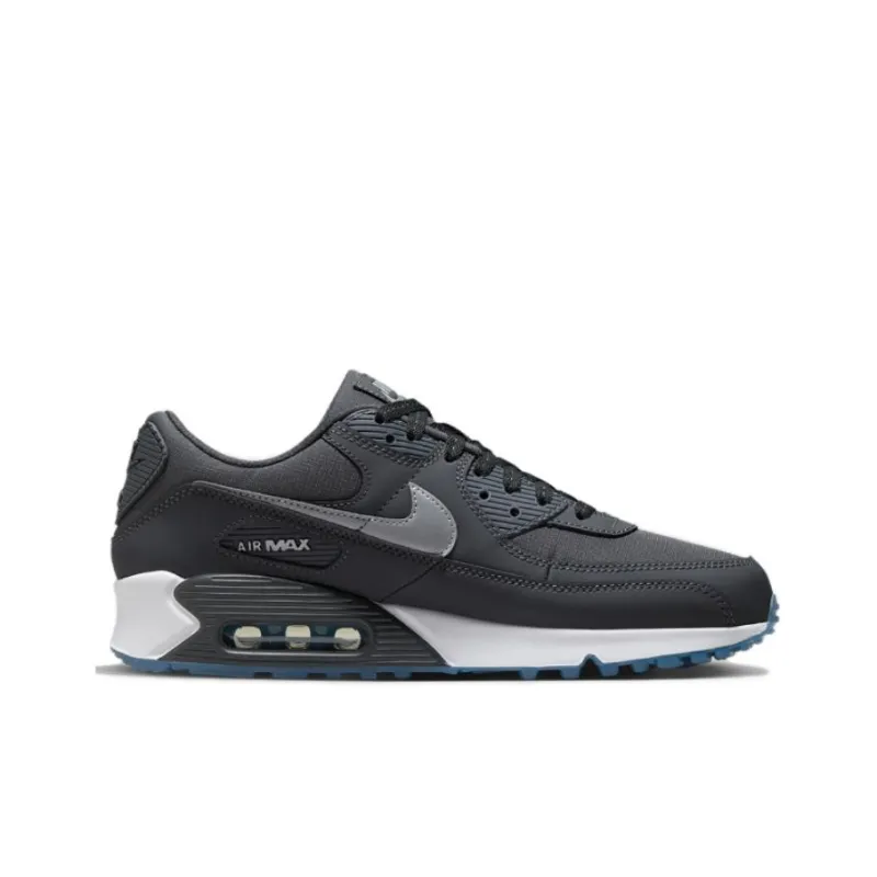 Nike Air Max 90 Reflective Swoosh Anthracite Industrial Blue-1
