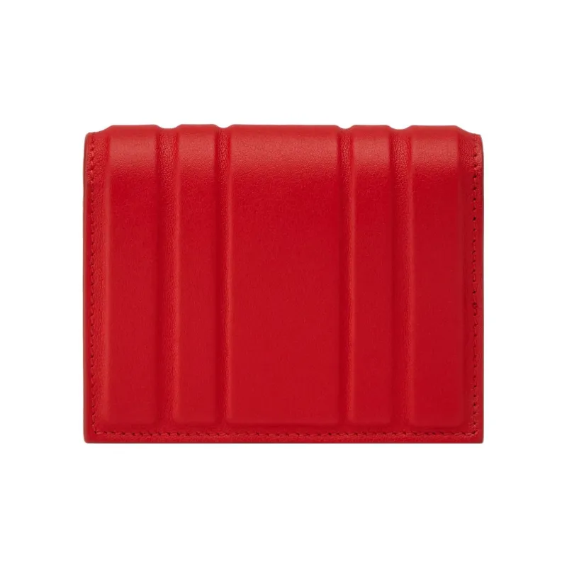 FERRAGAMO Cow Leather Wallet Small Size Women's Red-2