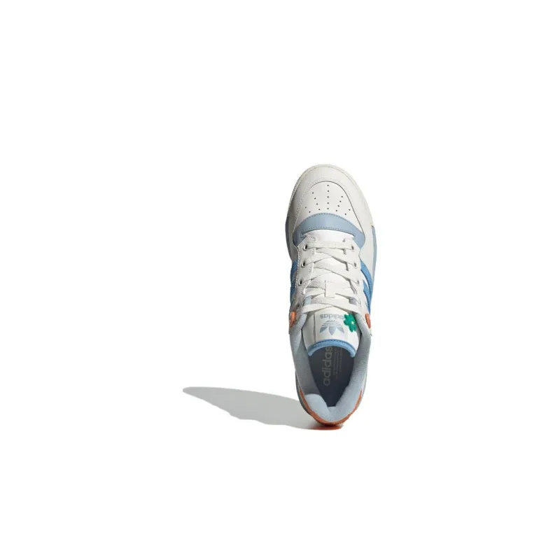 adidas originals Rivalry Low White Light Blue Women's-3