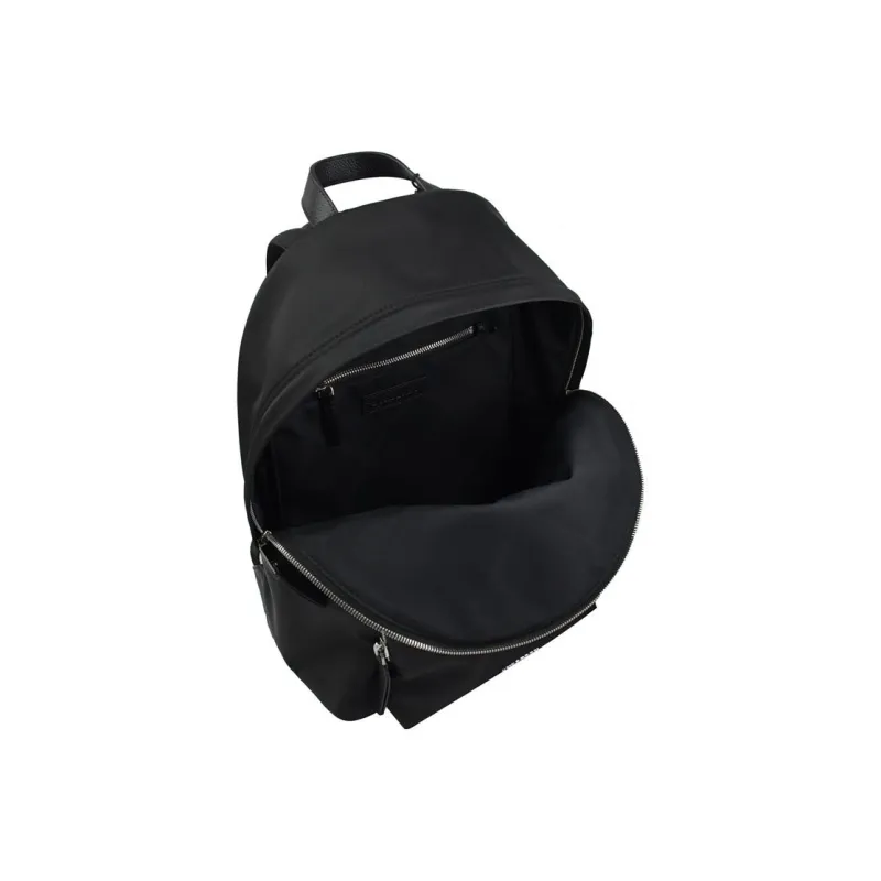 Burberry Nylon Backpack Large Size Men's Black-4