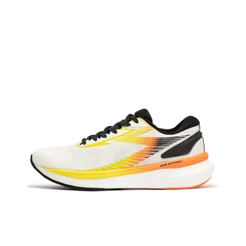 361° Spire S Cushioning Anti Slip Wear Resistant Breathable Lightweight Rebound Low Top Running Shoes Men's White Green