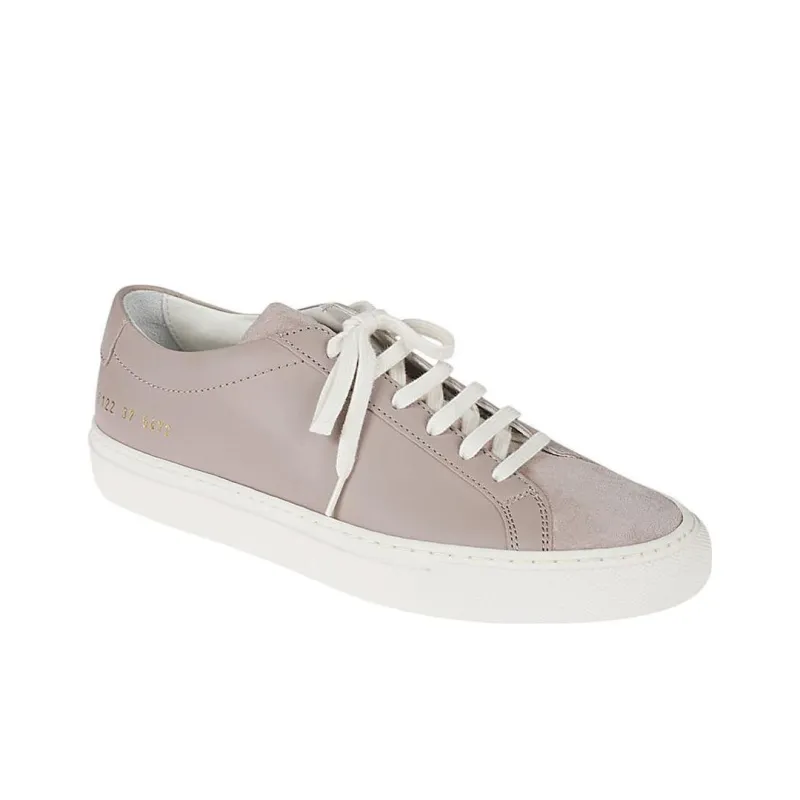 COMMON PROJECTS Slip Resistant Low Top Skateboard Shoes Women's Pink-2