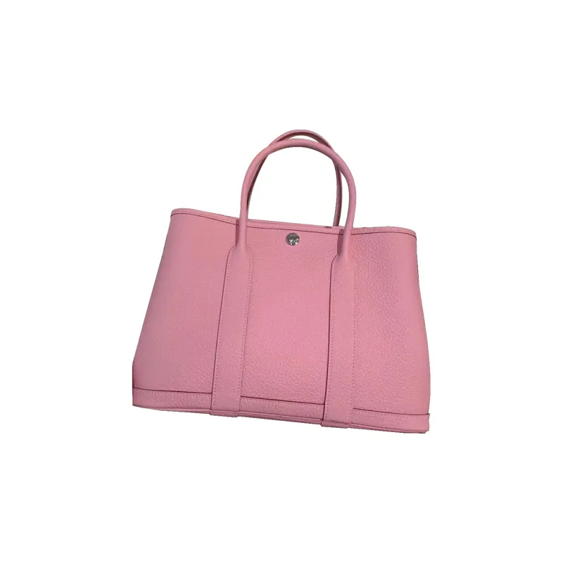 HERMES Garden Party Negonda Calfskin Garden Handbag 30 Women's 5P Pink Cherry Blossom Pink-1