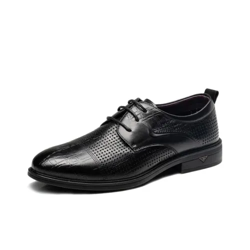 Spider King Dress Shoes Men Low-Top Black