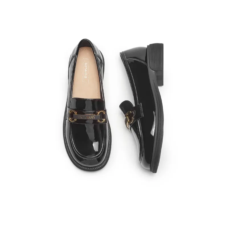 Hotwind Loafers Women's Black/Beige-7