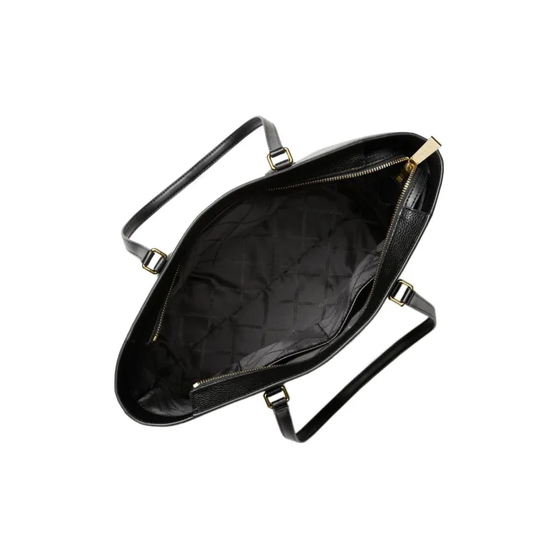 MICHAEL KORS Valerie Litchi Grain Leather One Shoulder Handbags Large Size Women's Black-1
