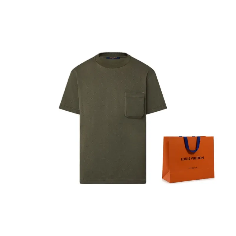 LOUIS VUITTON Lvse Signature 3D Pocket Monogram T shirt-5