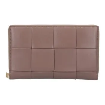 Bottega Veneta Intreccio Zip Around Wallet