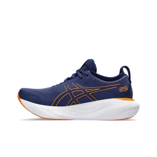 Asics Gel Nimbus 25 Wide 'Deep Ocean Bright Orange'