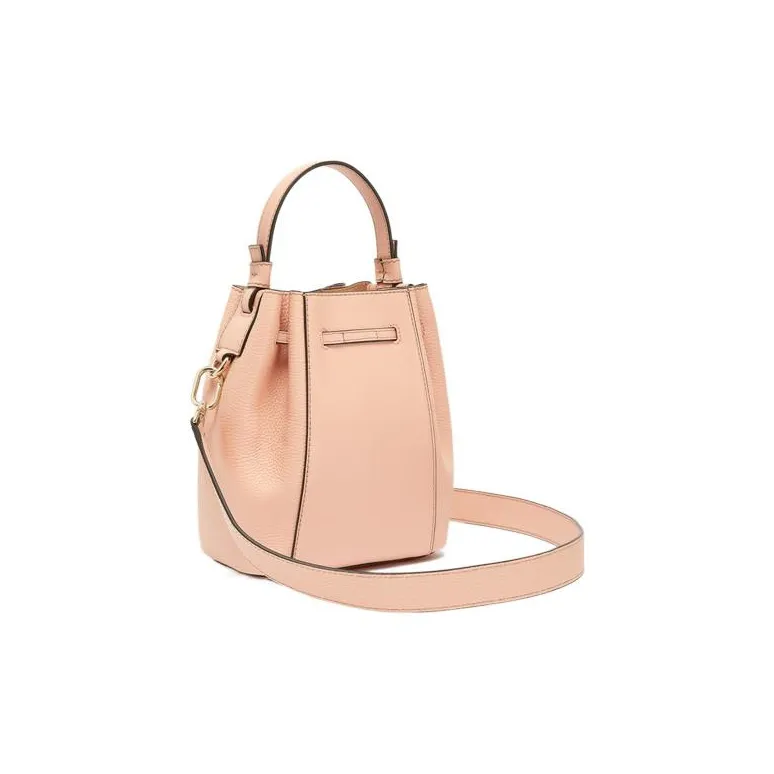 Furla Miastella Cow Leather Bucket Bags Shoulder Bag Crossbody Bag Mini Women's Pink-3