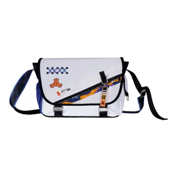 KONADCT Oxford Messenger Bag, Crossbody Bag Regular Unisex White