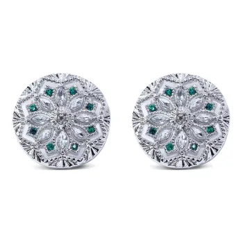 WILLIAM MILTON Cufflinks Men Icy Snow Mystic Realm