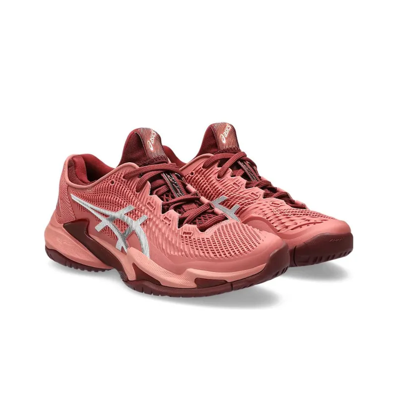 Asics Court Ff 3 Light Garnet White Women's-2