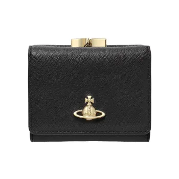 Vivienne Westwood Cow Leather Wallet Regular Women's Black