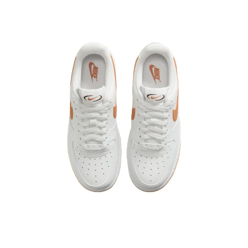 Nike Air Force 1 Low White Amber Brown Women's-3