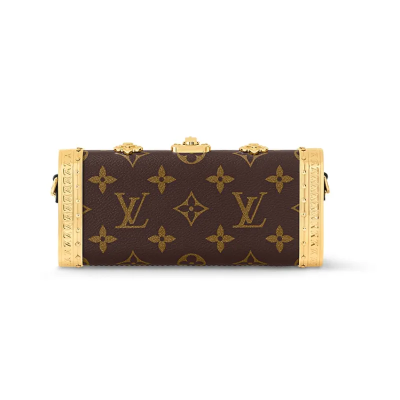 LOUIS VUITTON Vanity Canvas With Leather Makeup Case, Crossbody Bag, Shoulder Bag Women's Brown-2