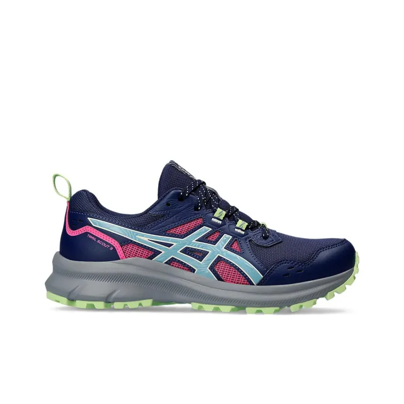 Asics Trail Scout 3 Running Shoes 'Deep Ocean Gris Blue' Women's-1