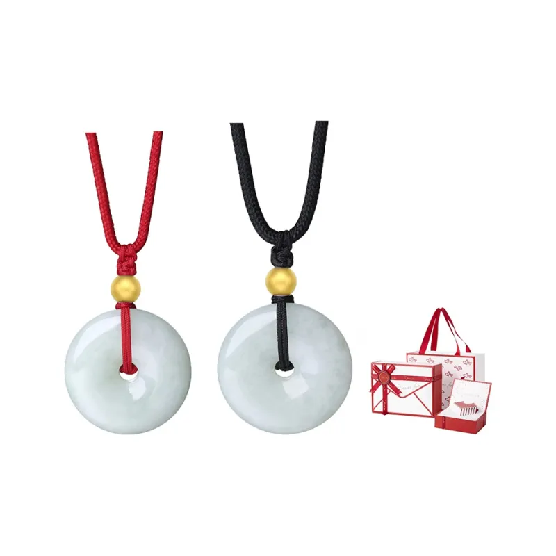 Qing Yi Glutinous Jade Jadeite Pendants Unisex-20