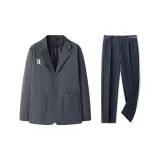 Set (dark gray suit + dark gray slacks)
