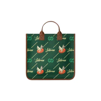 GUCCI Canvas Tote Bag, Shopping Bag, Handbag, Kids' Bag Regular Kids' Green