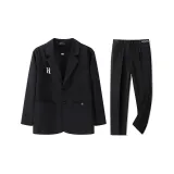 Set (black suit + black slacks)