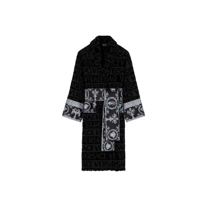 VERSACE Pajama Robe Men's Black-0