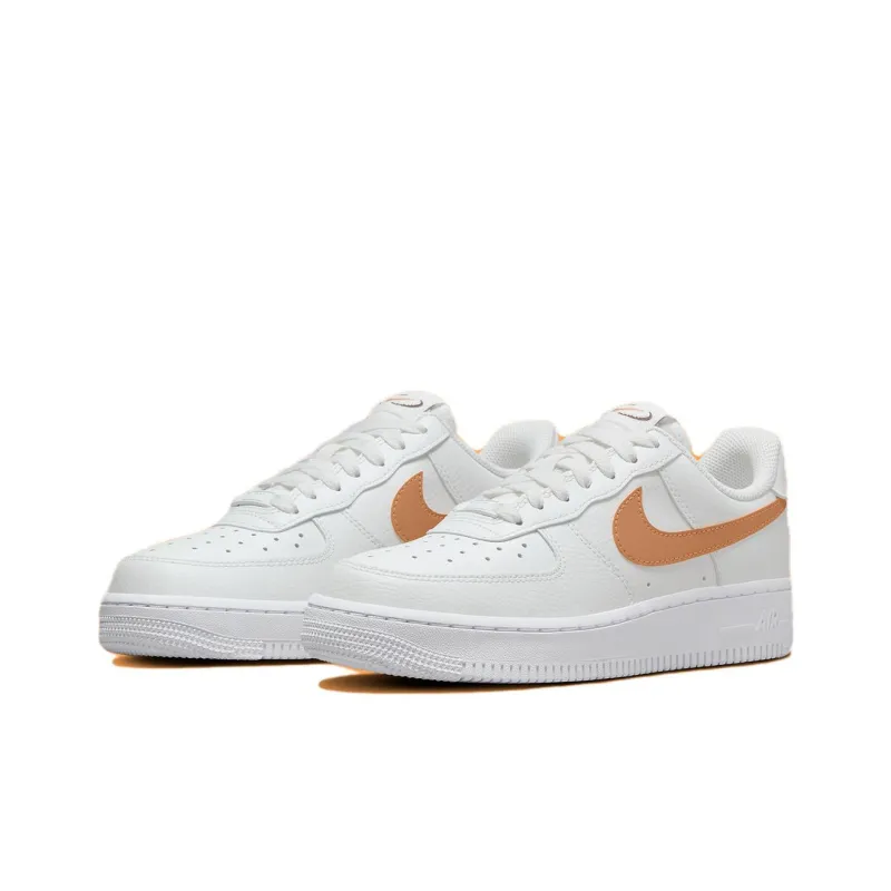 Nike Air Force 1 Low White Amber Brown Women's-2