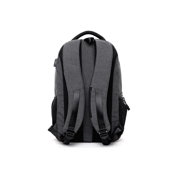 MashaLanti Fabric Backpack Large Size Men's Gray-4
