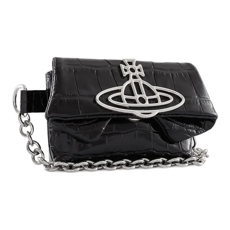 Vivienne Westwood Calfskin Fanny Pack Mini Women's Black-1