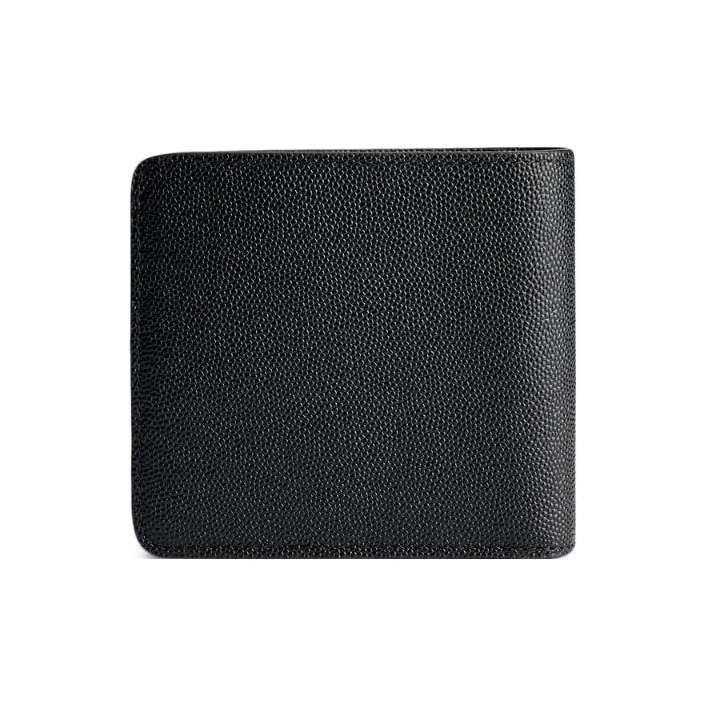 AMI Paris Logo-plaque Leather Wallet-1