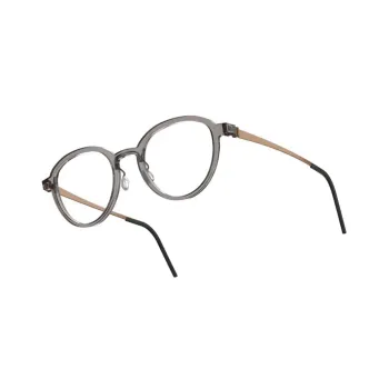 LINDBERG Plate Frame Titanium Irregular Shape Eyeglass Frames Unisex Gray
