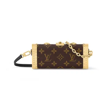 LOUIS VUITTON Vanity Canvas With Leather Makeup Case, Crossbody Bag, Shoulder Bag Women's Brown