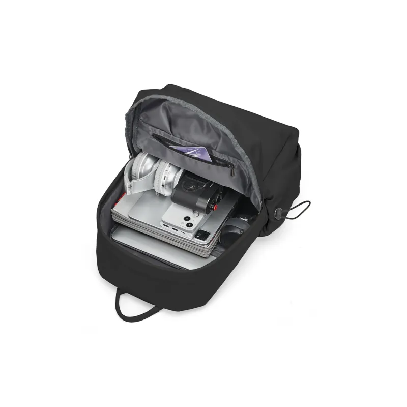 Sisea Fabric Backpack Travel Laptop Bag Regular Unisex Multicolor-3