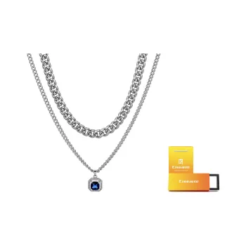 Cooraree Titanium Steel Necklaces Unisex