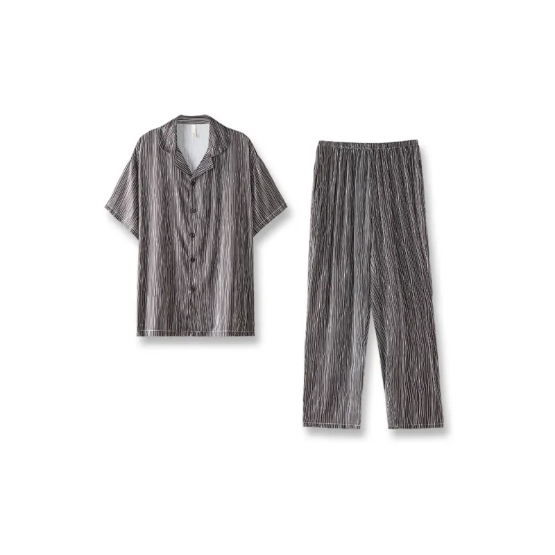 Redu Pajama Set Unisex Dark Gray-0