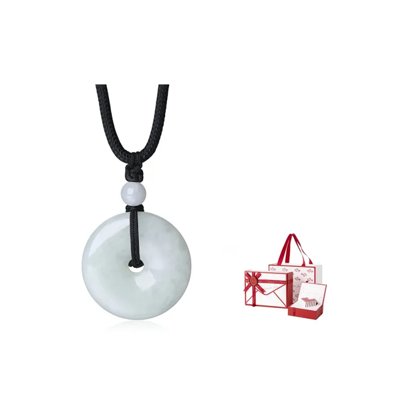 Qing Yi Glutinous Jade Jadeite Pendants Unisex-15