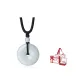 Jadeite Peaceful Buckle Pendant, Black+Love Letter Box